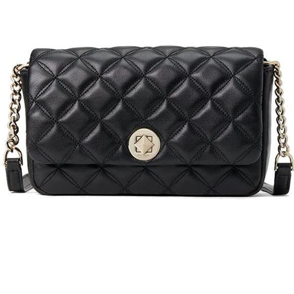 ♠️Kate Spade Natalia small crossbody flap turnlock purse black - Picture 9 of 10